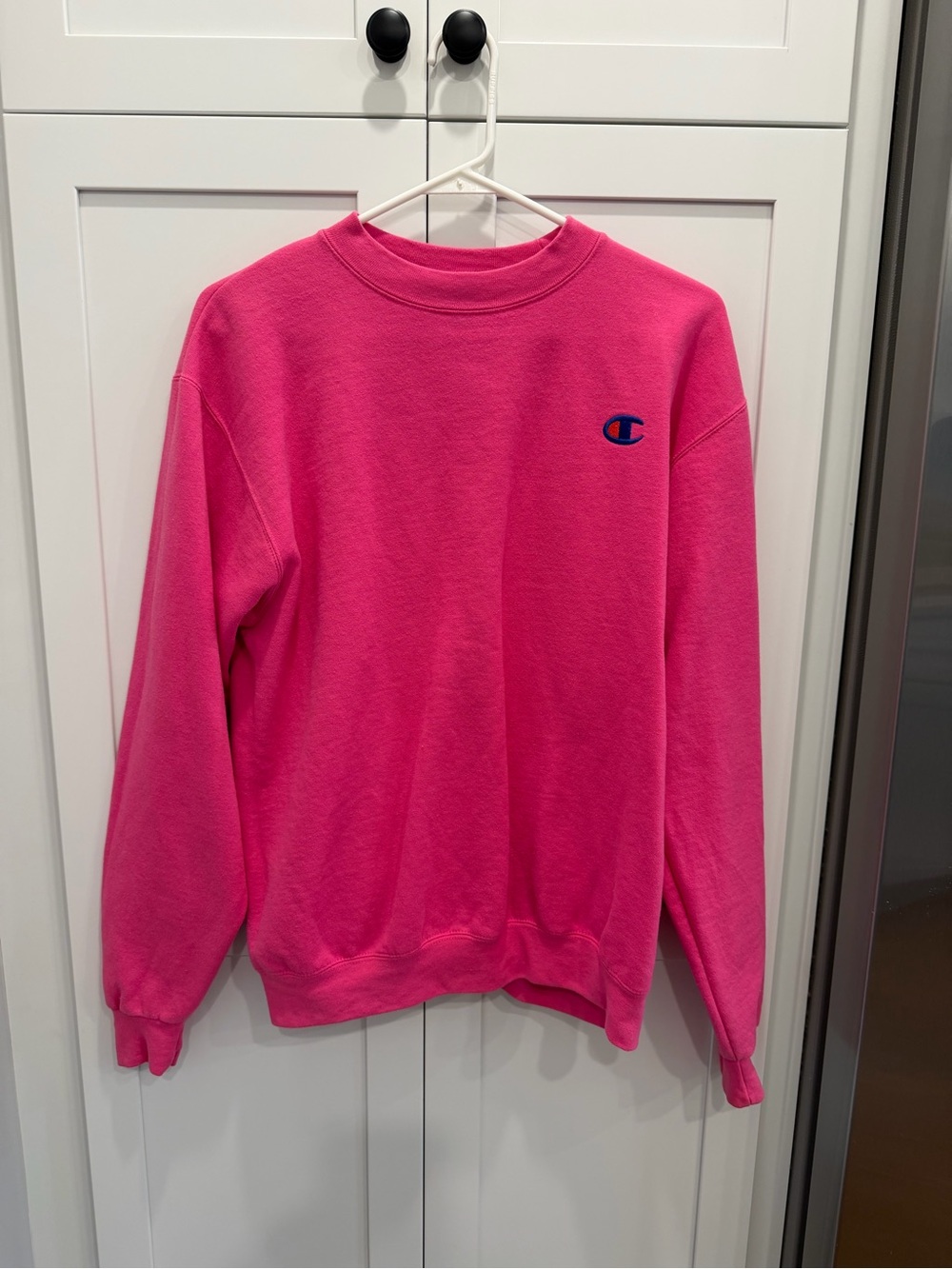 Champion Hot Pink Women's Crewneck Sweatshirt